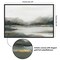 Americanflat Canvas Wall Art with Gold Foil - Grey, Black, White and Blue - Mountain Landscape Wall Art